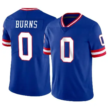 ＃0 Men's Brian Burns Limited New York Giants Classic Vapor Jersey