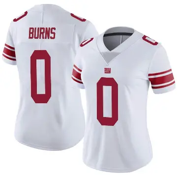 ＃0 Women's Brian Burns White Limited New York Giants Vapor Untouchable Jersey
