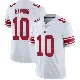 ＃10 Men's Eli Manning White Limited New York Giants Vapor Untouchable Jersey