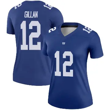 ＃12 Women's Jamie Gillan Royal Legend New York Giants Jersey