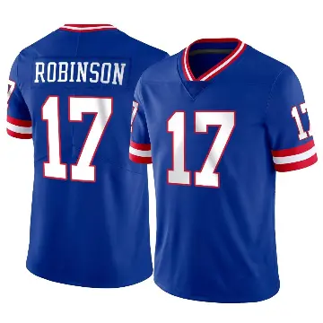 ＃17 Men's Wan'Dale Robinson Limited New York Giants Classic Vapor Jersey