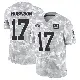 ＃17 Youth Wan'Dale Robinson Arctic Camo Limited New York Giants 2024 Salute to Service Jersey