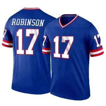 ＃17 Youth Wan'Dale Robinson Royal Legend New York Giants Classic Jersey