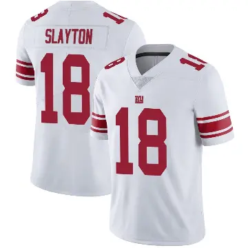 ＃18 Men's Darius Slayton White Limited New York Giants Vapor Untouchable Jersey
