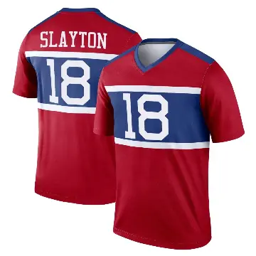 ＃18 Youth Darius Slayton Red Legend New York Giants Century Alternate Jersey