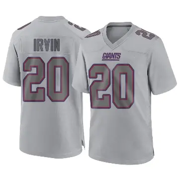＃20 Men's Monte Irvin Gray Game New York Giants Atmosphere Fashion Jersey