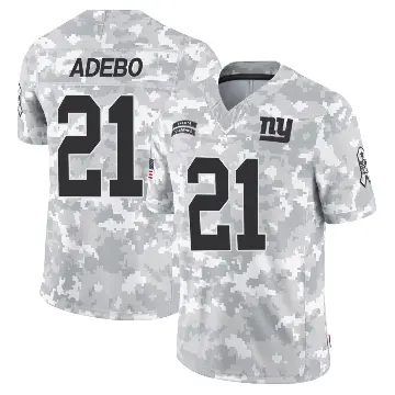 ＃21 Youth Paulson Adebo Arctic Camo Limited New York Giants 2024 Salute to Service Jersey