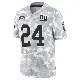 ＃24 Men's Dane Belton Arctic Camo Limited New York Giants 2024 Salute to Service Jersey