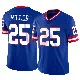 ＃25 Men's Dante Miller Limited New York Giants Classic Vapor Jersey