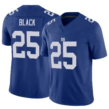 ＃25 Men's Korie Black Royal Limited New York Giants Vapor F.U.S.E. Jersey