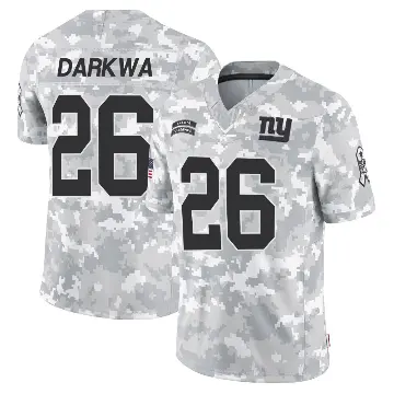 ＃26 Men's Orleans Darkwa Arctic Camo Limited New York Giants 2024 Salute to Service Jersey