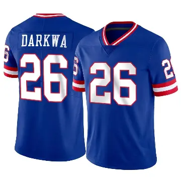 ＃26 Men's Orleans Darkwa Limited New York Giants Classic Vapor Jersey