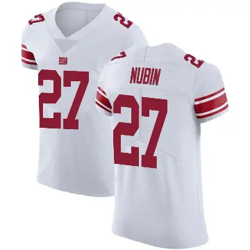 ＃27 Men's Tyler Nubin White Elite New York Giants Vapor Untouchable Jersey