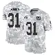 ＃31 Men's Nic Jones Arctic Camo Limited New York Giants 2024 Salute to Service Jersey