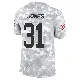 ＃31 Men's Nic Jones Arctic Camo Limited New York Giants 2024 Salute to Service Jersey