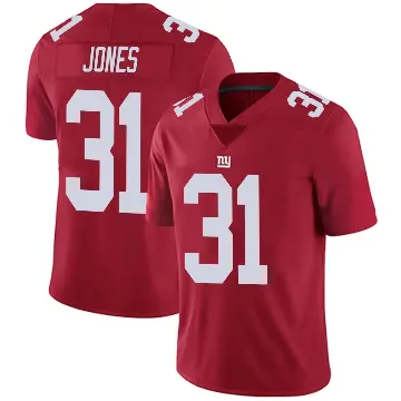 ＃31 Youth Nic Jones Red Limited New York Giants Alternate Vapor Untouchable Jersey