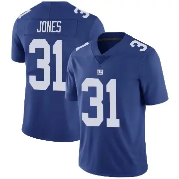 ＃31 Youth Nic Jones Royal Limited New York Giants Team Color Vapor Untouchable Jersey