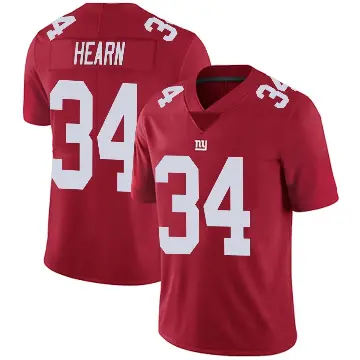 ＃34 Men's Azizi Hearn Red Limited New York Giants Alternate Vapor Untouchable Jersey