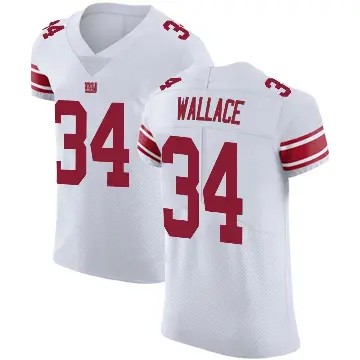 ＃34 Men's K'Von Wallace White Elite New York Giants Vapor Untouchable Jersey