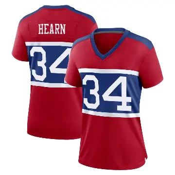 ＃34 Women's Azizi Hearn Red Game New York Giants Century Alternate Jersey
