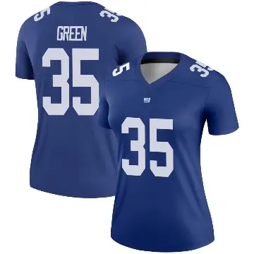 ＃35 Women's Art Green Royal Legend New York Giants Jersey