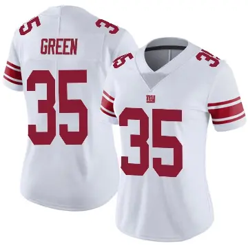 ＃35 Women's Art Green White Limited New York Giants Vapor Untouchable Jersey