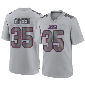 ＃35 Youth Art Green Gray Game New York Giants Atmosphere Fashion Jersey