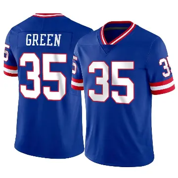 ＃35 Youth Art Green Limited New York Giants Classic Vapor Jersey