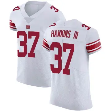 ＃37 Men's Tre Hawkins III White Elite New York Giants Vapor Untouchable Jersey
