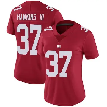 ＃37 Women's Tre Hawkins III Red Limited New York Giants Alternate Vapor Untouchable Jersey