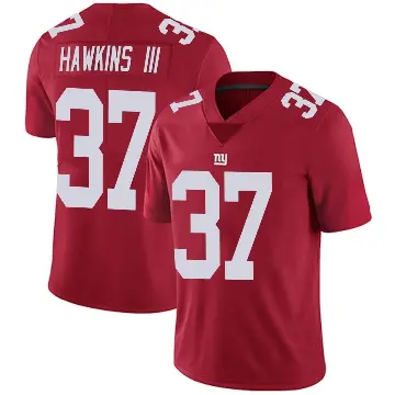 ＃37 Youth Tre Hawkins III Red Limited New York Giants Alternate Vapor Untouchable Jersey