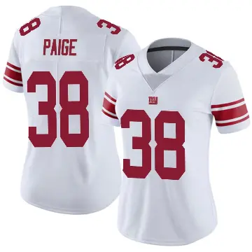 ＃38 Women's Makari Paige White Limited New York Giants Vapor Untouchable Jersey