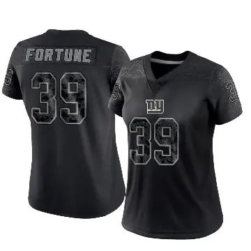 ＃39 Women's O'Donnell Fortune Black Limited New York Giants Reflective Jersey