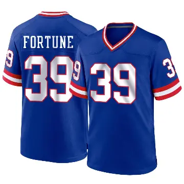 ＃39 Youth O'Donnell Fortune Royal Game New York Giants Classic Jersey