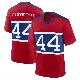 ＃44 Youth Demetrius Flannigan-Fowles Red Game New York Giants Century Alternate Jersey