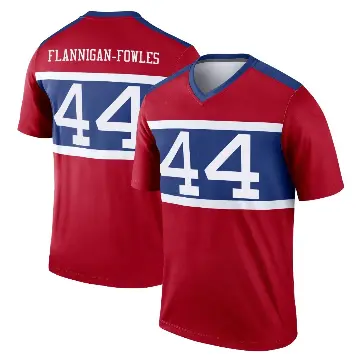 ＃44 Youth Demetrius Flannigan-Fowles Red Legend New York Giants Century Alternate Jersey