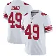 ＃49 Men's Chris Board White Limited New York Giants Vapor Untouchable Jersey