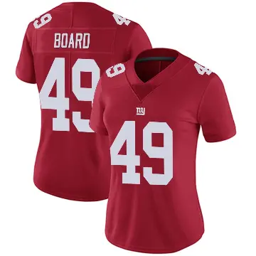 ＃49 Women's Chris Board Red Limited New York Giants Alternate Vapor Untouchable Jersey