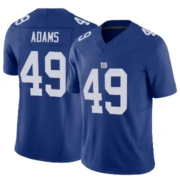 ＃49 Youth Matthew Adams Royal Limited New York Giants Vapor F.U.S.E. Jersey
