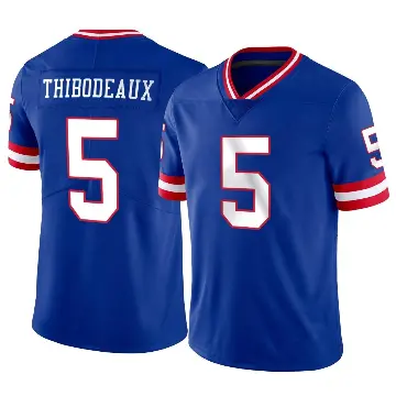 ＃5 Men's Kayvon Thibodeaux Limited New York Giants Classic Vapor Jersey