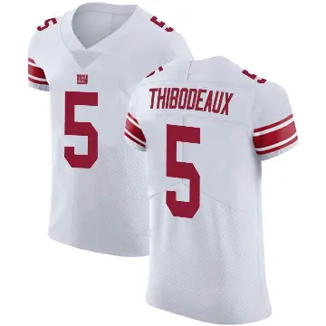 ＃5 Men's Kayvon Thibodeaux White Elite New York Giants Vapor Untouchable Jersey