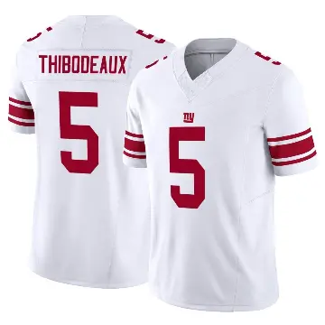 ＃5 Youth Kayvon Thibodeaux White Limited New York Giants Vapor F.U.S.E. Jersey