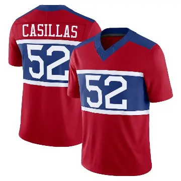 ＃52 Men's Jonathan Casillas Red Limited New York Giants Century Alternate Vapor F.U.S.E. Jersey