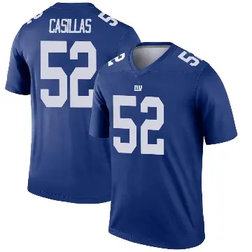 ＃52 Men's Jonathan Casillas Royal Legend New York Giants Jersey