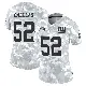 ＃52 Women's Jonathan Casillas Arctic Camo Limited New York Giants 2024 Salute to Service Jersey