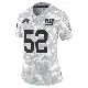 ＃52 Women's Jonathan Casillas Arctic Camo Limited New York Giants 2024 Salute to Service Jersey