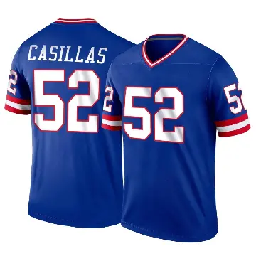 ＃52 Youth Jonathan Casillas Royal Legend New York Giants Classic Jersey