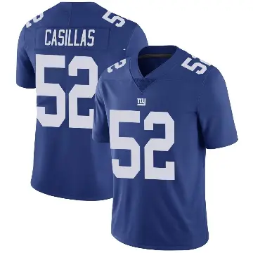 ＃52 Youth Jonathan Casillas Royal Limited New York Giants Team Color Vapor Untouchable Jersey