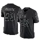 ＃53 Men's Darius Muasau Black Limited New York Giants Reflective Jersey