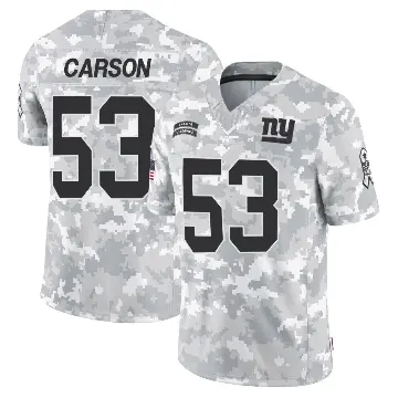 ＃53 Youth Harry Carson Arctic Camo Limited New York Giants 2024 Salute to Service Jersey